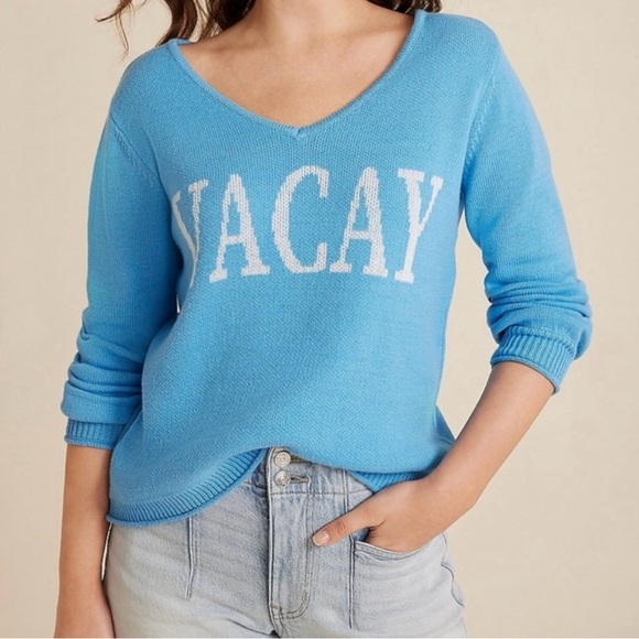NEW Maurice’s 'VACAY' Sweater, Size XL - Picture 1 of 9